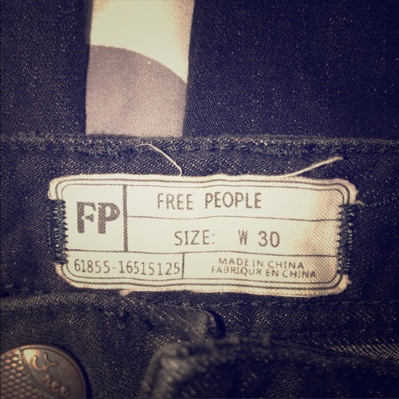 Free People black jeans - Picture 1 of 3